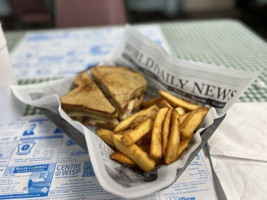 Reuben and fries