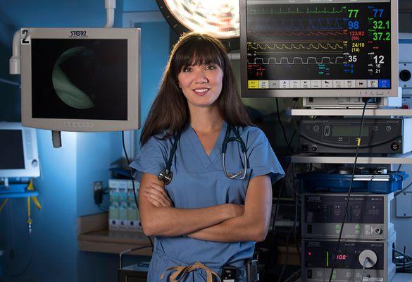 Michigan medical photography in a Detroit area hospital.