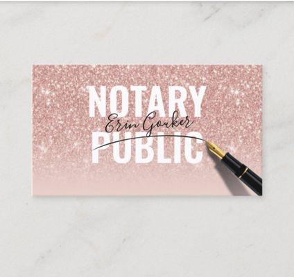 I'm here for all your notary needs!