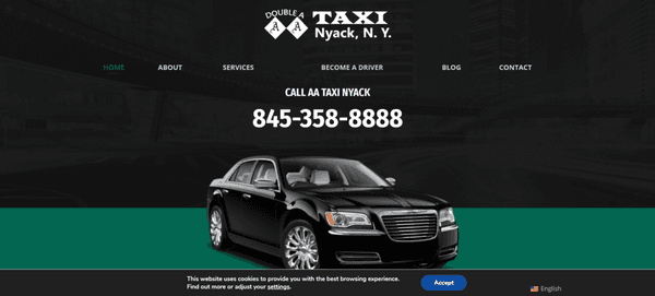 Taxi Service in Nyack NY and surrounding cities and municipalities