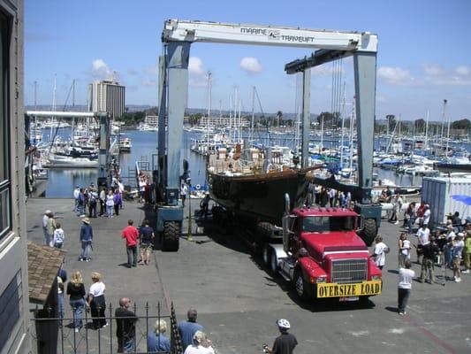 Large boat transport coast to coast