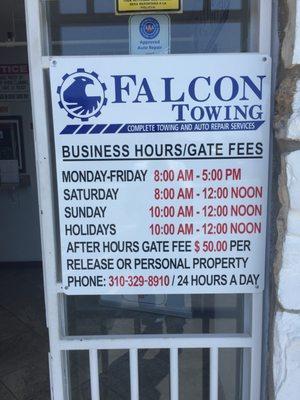 business hours and more