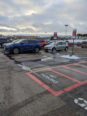 Drive-up parking spots