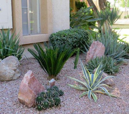 We specialize in new hardscape and landscape installations in the Phoenix Metro Area but can handle all landscaping irrigation and masonry!