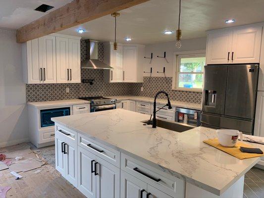 Kitchen backsplash