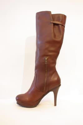 Sexy Winter boot with stiletto heel.