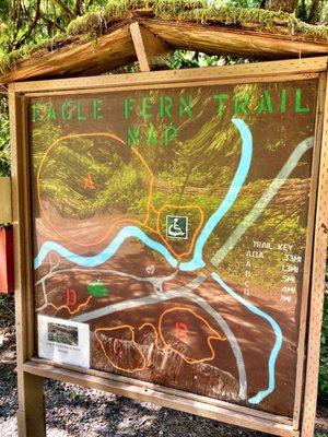 Trail map.