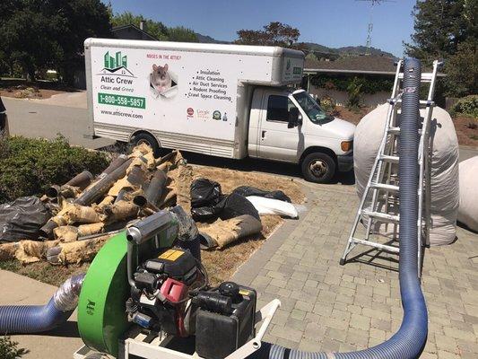 Attic upgrade in Long Beach