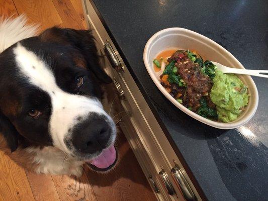 Please share your veggie taco bowl!