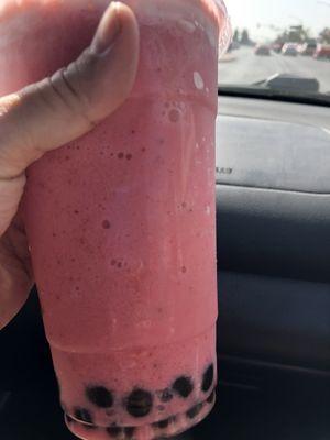 No boba stingy and the smoothies were pure sugar flavor artificial nasty