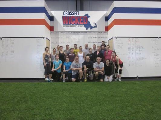 Group photo after our first workout of 2012