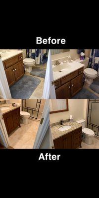 Complete bathroom remodel