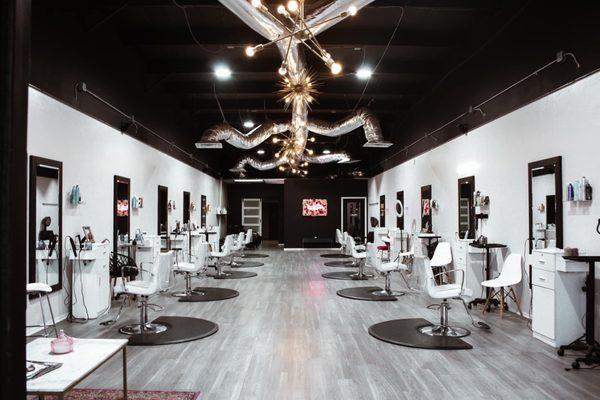 Bright and open salon