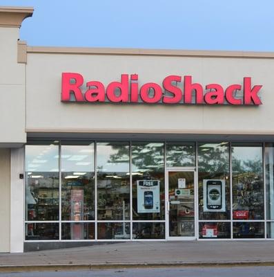 This is the front of Radio Shack in Champaign.