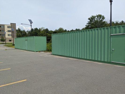 they have eyesore storage units in various places around campus