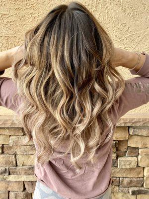 Modern balayage