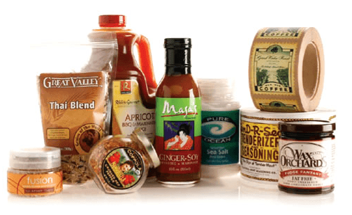 Labels West offers custom food packaging labels that are designed to withstand humidity, moisture, freezer storage and more!