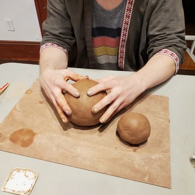 Open Art Clay Night is drop-in once a week