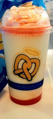 SOMETHING NEW Peach frozen lemonade