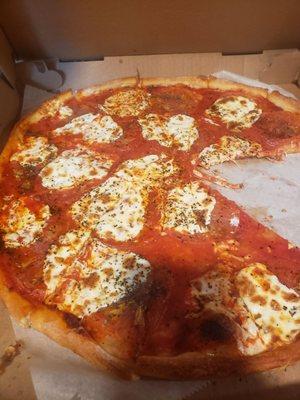 Margherita pizza