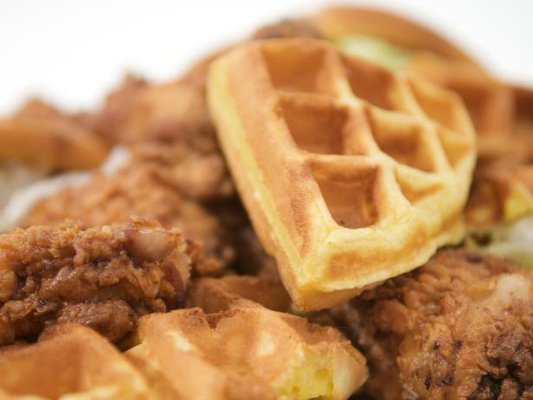 Chicken and waffles