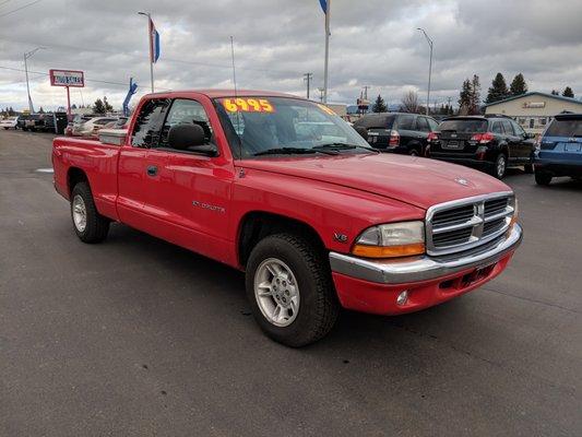 1999 Dodge Dakota SLT 2dr Ext Cab SB w/V8 & 4-sp Automatic - Stock #161 - $6,995