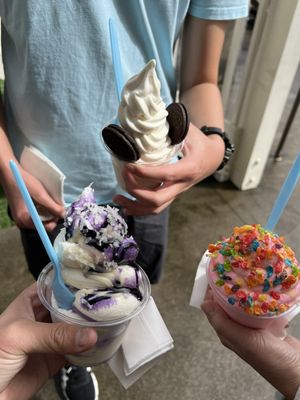 Hau-U-Bebe + Strawberry Pebble Mountain + Oreo Vanilla