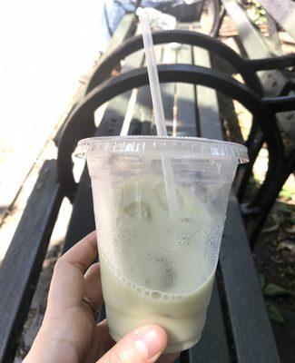 Matcha honeyhaus latte