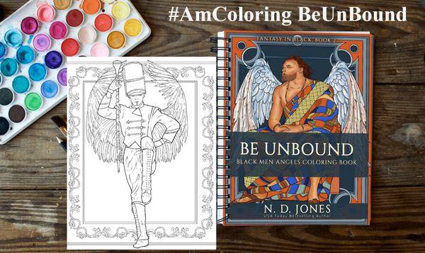 Angels Coloring Book (Fantasy in Black Series by ND Jones)