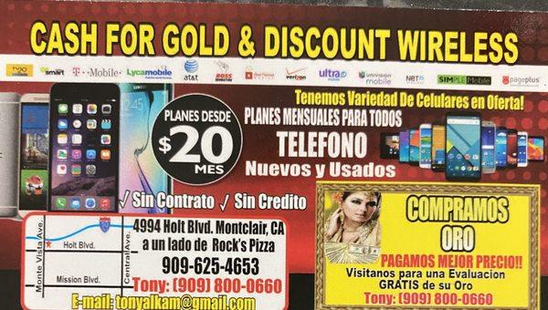 Cash for Gold & Alkam Discount Wireless