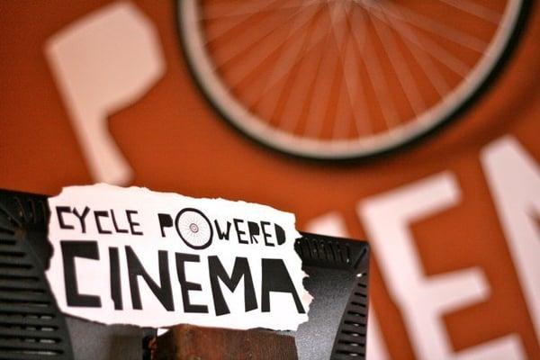 Cycle-powered cinema!