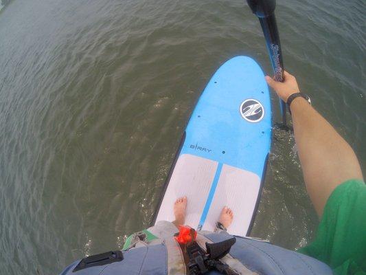 Beautiful day for a paddle! Aransas Pass, TX.