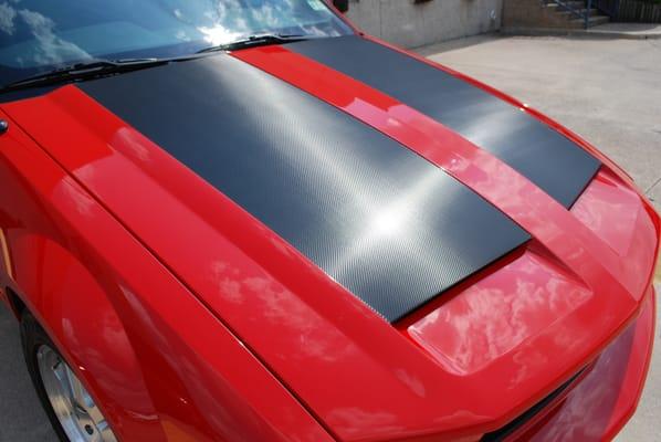 Carbon Fiber Racing Stripe Package Mustang