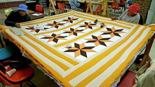 The lost art of hand-made quilting!