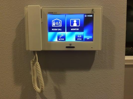 Whole house intercom with video feed from the front door.  Be able to tell the solicitors to go away without going to the door.