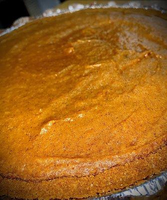 Sweet Potato Pie with Cinnamon Graham Cracker Crust