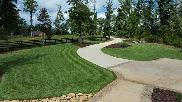 Another satisfied customer on the Sharplawns Lawn Care Treatment Program in Dallas, GA