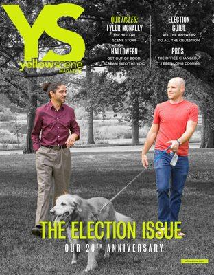 YS 20th Anniversary year features past staff. October Election Issue featuring Tyler McNally.