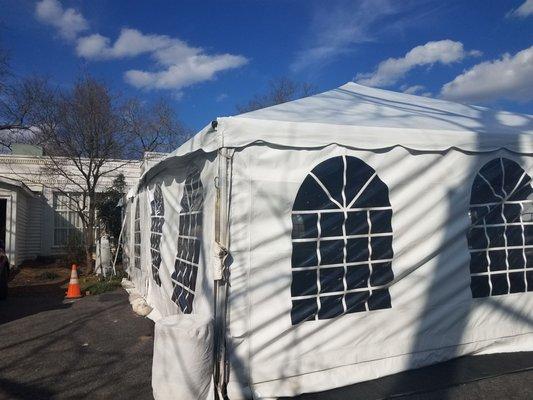 Naylor hall tent with Sidewalls