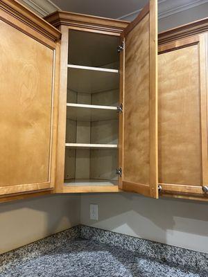 Lots of cabinet space