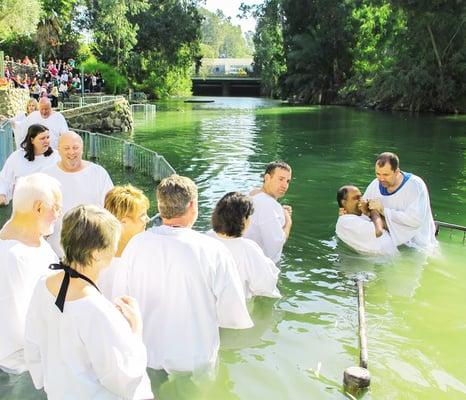 Yardenit is believed to be the site where John baptizes Jesus (Matthew 3:13-17)