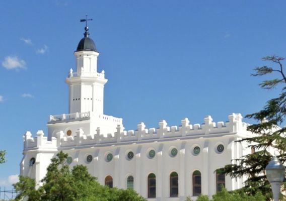 St George Utah Temple during the day