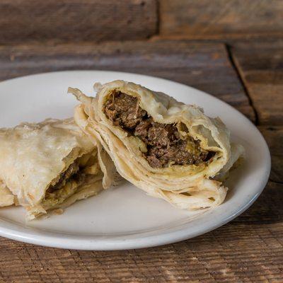 Beef Curry Roti Wrap