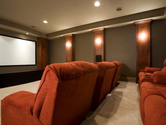 Home theater example photo.