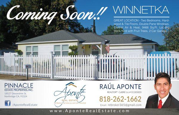 Winnetka Home Coming for Sale Soon!...