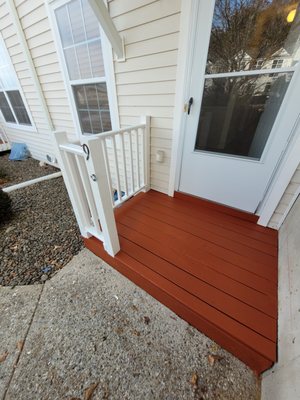 Deck painting and power wash