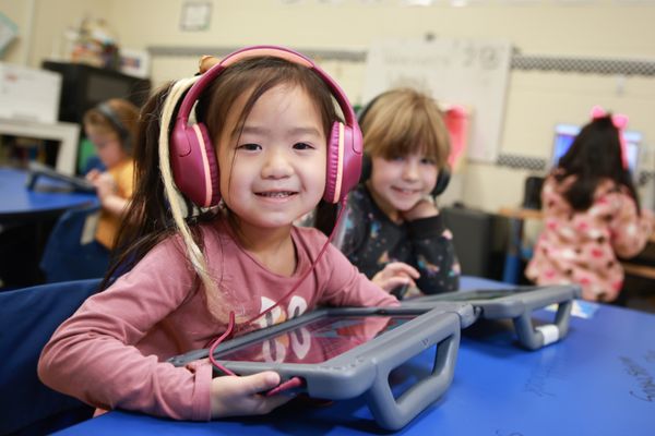 Cooley Springs-Fingerville Elementary School Student Enjoying Class