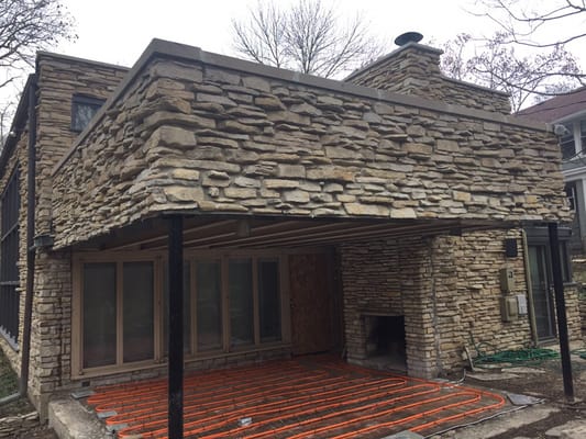 Current I beam restoration project in Highland Park