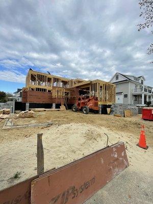 Another framing project located in Margate city