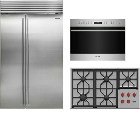 Refrigerator , Wall Oven , Cooktop